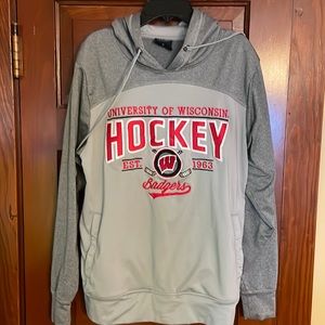 Mens S UW Hockey Performance Sweatshirt
